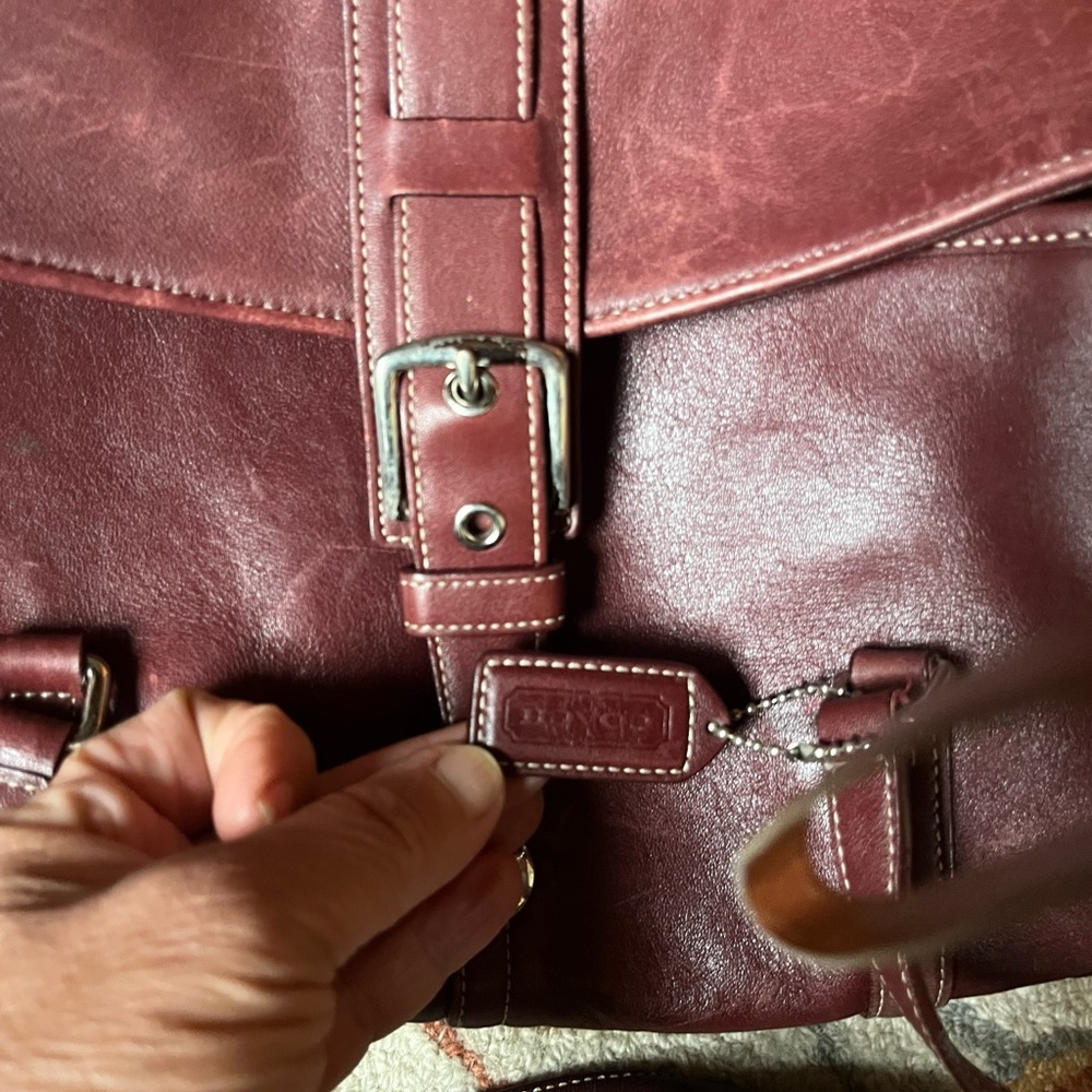 Burgundy Leather Bag